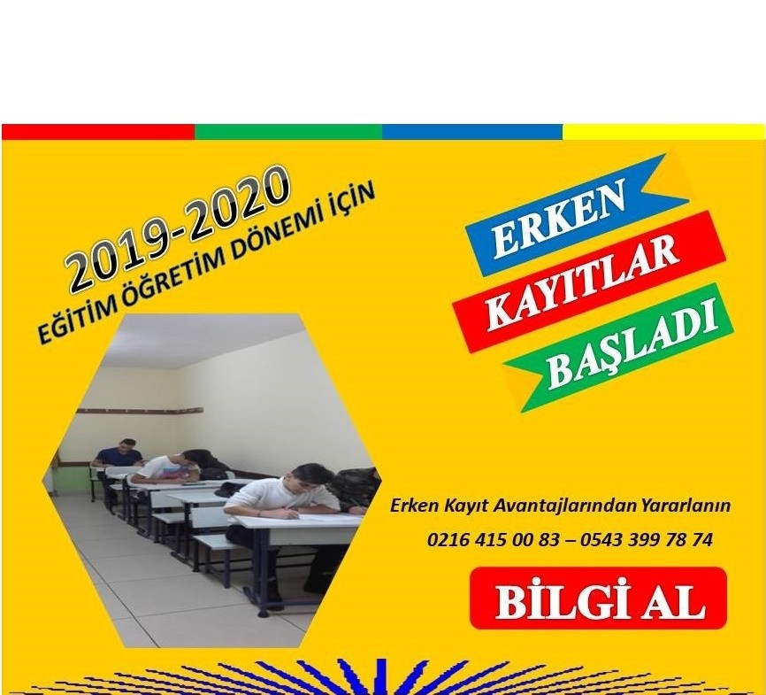 Erken Kayıt Avantajlarından Yararlanınız.